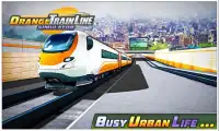 Orange Bahnlinie Simulator - Metro Trainline Eu Screen Shot 4