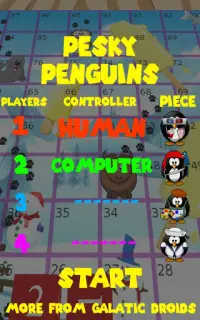 Pesky Penguins, Snakes Ladders Screen Shot 3