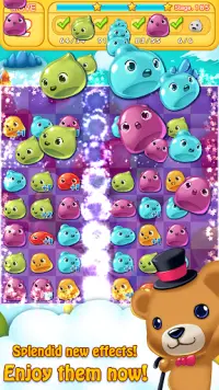 Jelly Jelly Crush - In the sky Screen Shot 1