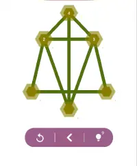 Hexagon Box - Crosswise Line Puzzle Screen Shot 0