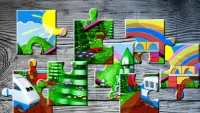 Happy Train Jigsaw Puzzle: Train games Screen Shot 2
