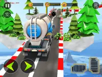 Truck Stunt 3D - เกมขับรถบรรทุกจริง Screen Shot 6