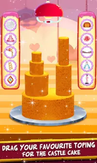 Fairy Princess Castle Wedding Cake - Bake Decorate Screen Shot 3