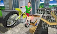 Kids Motorbike Stunts Master Roof Top Arena 2018 Screen Shot 2