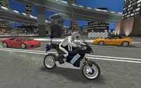 City Police MotorBike 3D Driving Simulator Screen Shot 3