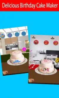 Delicious Birthday Cake Maker Screen Shot 4