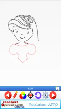 Easy Draw: Learn How to Draw a Princesses & Queens Screen Shot 6