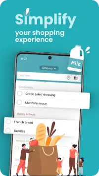 Grocery List App - Out of Milk Screen Shot 0