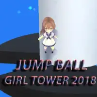 Jump Ball Girl Tower 2018 Screen Shot 0