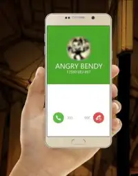 Fake Angry Bendy Ink Machine Call Prank Screen Shot 0