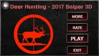 Deer Hunting 2017 : Sniper hunt game Screen Shot 1