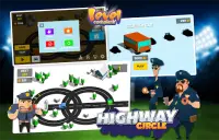 Highway Circle: Try Not To Crash the Car Loop Game Screen Shot 2