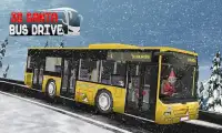 Santa Snow Bus Drive Pick and Drop Passenger 2018 Screen Shot 2