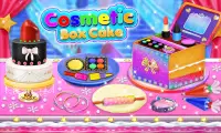 Cosmetic Box Cake and Cookie Maker Girls cooking Screen Shot 0