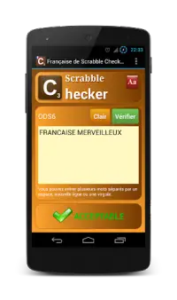 Word Checker - French Screen Shot 1