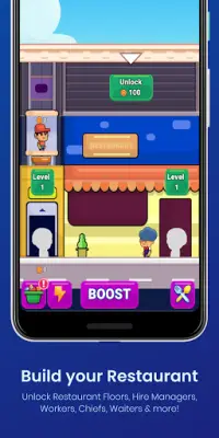 Rich Restaurant - Business Tycoon Idle Game Screen Shot 1