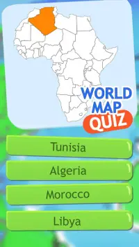Dünya Haritası Yarışması Oyun Screen Shot 2