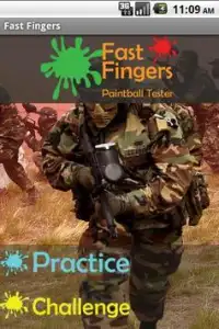 Fast Fingers Paintball Speed Screen Shot 0