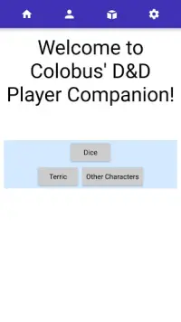 D&D Player Companion - Character Sheet & Dice App Screen Shot 0