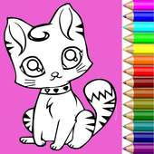 coloring animals cute for kids