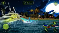 Scary Shark Hunting Spiele - Strand Hai Angriff 3D Screen Shot 2