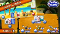 Beach Cards: hard free solitaire tripeak card game Screen Shot 5
