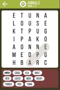 Word Search Brain Game App Screen Shot 0