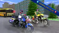 Police Motorbike Driving Sim 3D - Police Bike 2018 Screen Shot 9