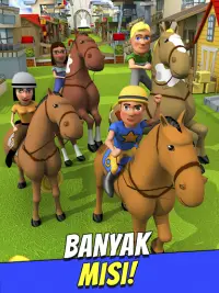 Cartoon Horse Riding Game Screen Shot 10