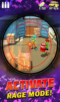 Sniper Vs Thieves 2020 - Zombie Shooting Games Screen Shot 6