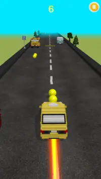 Taxi crash 3D Screen Shot 1