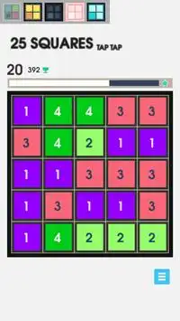 25 Squares - Tap Tap Screen Shot 1