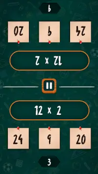 2 Player Math Game Screen Shot 1