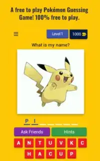 Guess The Pokémon Quiz - Complete Pokédex - Trivia Screen Shot 10