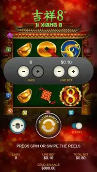Casino Free Reel Game - JI XIANG 8 Screen Shot 1