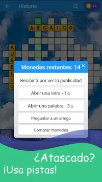 Crucigrama en español Screen Shot 3