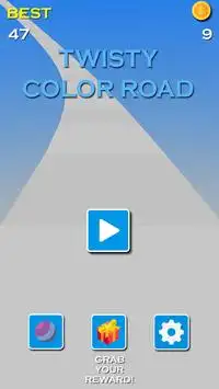 Twisty Color Road Screen Shot 0