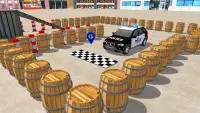 Real Modern Prado Police Car Parking Game 2021 Screen Shot 1