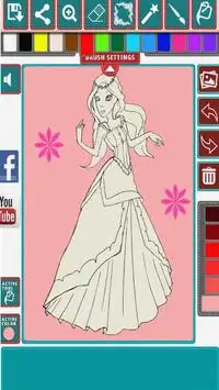 Prince and Princess Coloring Screen Shot 5