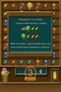 I Love Candy - Free Games Screen Shot 0