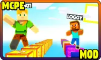 Lucky Block Race MCPE - Minecraft Mod Screen Shot 2