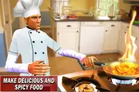 Restaurante Virtual Chef Cooking 3D Screen Shot 4