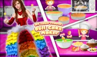 Doll Cake Maker - Rainbow DIY Cooking shop Screen Shot 11