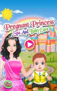 गर्भवती राजकुमारी बच्चे खेल Screen Shot 0