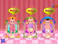 Bebés niñera juegos de niñas Screen Shot 5