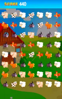 Animals Match 3 Farm Quest Tap Screen Shot 1