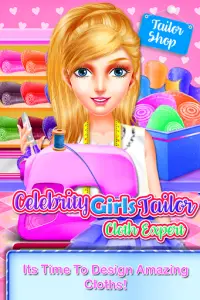 Celebrity Girls Tailor - Cloth Expert Game Screen Shot 0