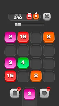 Duple - Merge Numbers Puzzle Game Screen Shot 1