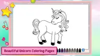 Unicorn Coloring Puzzle Games Screen Shot 4