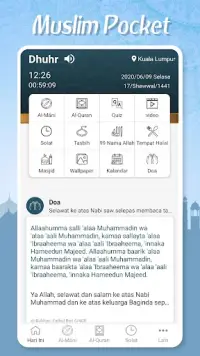 Muslim Pocket - Waktu Solat, A Screen Shot 0